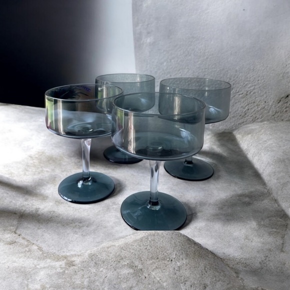 Lenox Other - 8 glasses MCM Lenox dust blue glasses set of 8